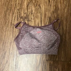 Purple Gymshark padded Sports Bra